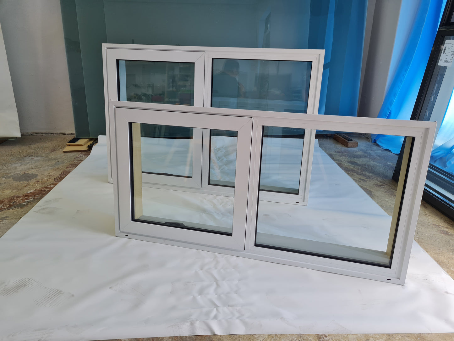 Double Aluminium Windows - Non-Bar